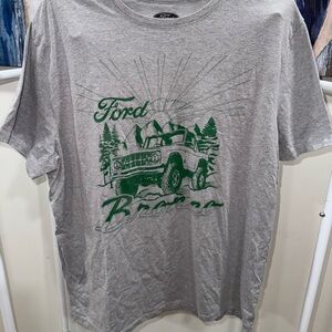 Ford Bronco Gray Tee with Green Design